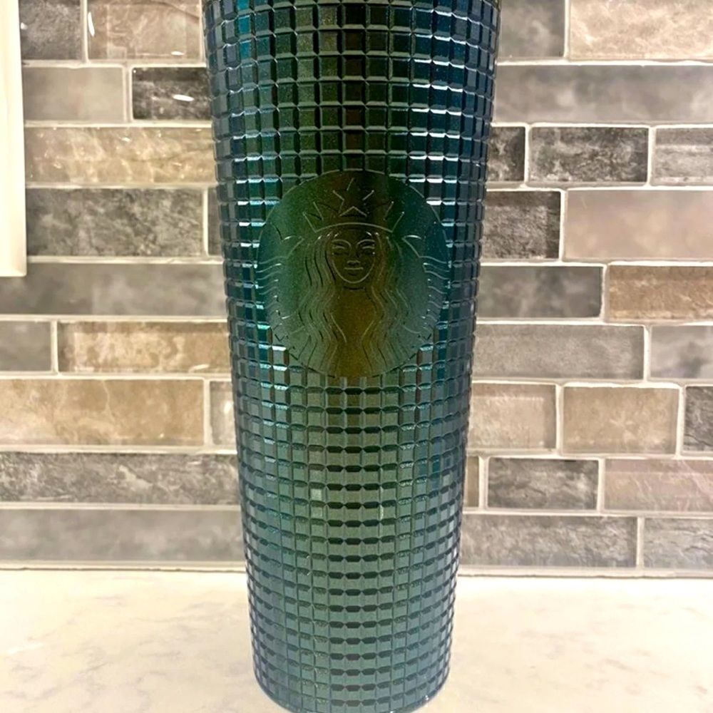 STARBUCKS HOLIDAY 2021 GREEN GRID VENTI